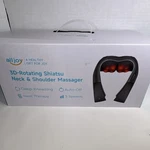 Alljoy Cama2101 Shiatsu Neck & Shoulder Massager Heat Therapy 3 Speeds Black. Fixed Price $29.26.