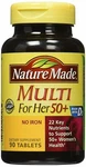 Nature Made Women 50 Plus Multivitamin Supplement 22 Key Nutrient Tablets 90ct. Fixed Price $18.86.