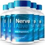 (5 Pack) Nerve Alive For Capsules, Nervealive Neuropathy Supplement. Fixed Price $54.95.