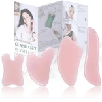 Rena Chris Guasha Massage Tool, 4 Pcs Gua Sha Facial Board Pink. Fixed Price $14.36.